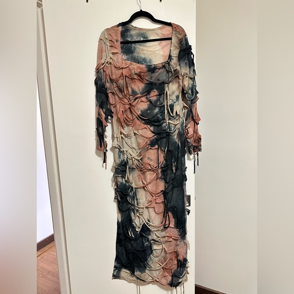 3/25$ long sleeve dress SHEIN size XL / maxi dress / cutout dresses - Picture 5 of 9